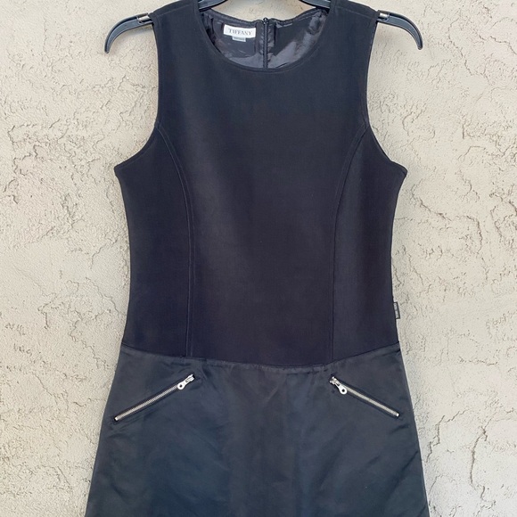 TIFFANY Dress, Mini, Black, Zip Back, Sleeveless, Lined, Biker-Core, Mobwife - Picture 7 of 10
